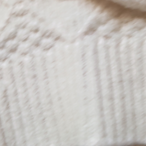Time and Tru Textured Cream Turtleneck Sweater - Picture 6 of 10